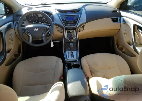 2013 Hyundai Elantra Gls from USA, damaged, VIN 5NPDH4AE3DH381153